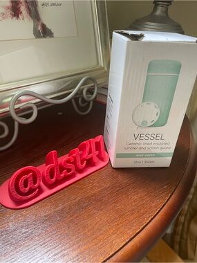 VesseL USA Mint Green Ceramic Lined Insulated TumblerNIB